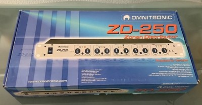OMNITRONIC ZD - 250 Zone Distributer Zonen Verteiler NOS