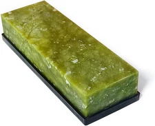 Knife Sharpening Stone,10000 Grit Whetstone Final Fine Polishing Natural Green H