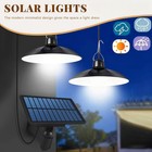 Hanging Solar Pendant Light Outdoor Indoor Light Waterproof for Barn Shed Garden