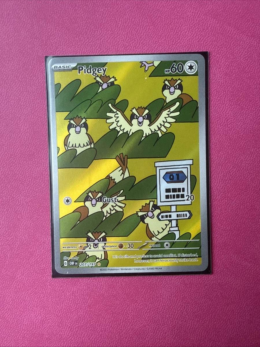 207/197 pokemon card Pidgey 207/197 SV03: Obsidian Flames for sale