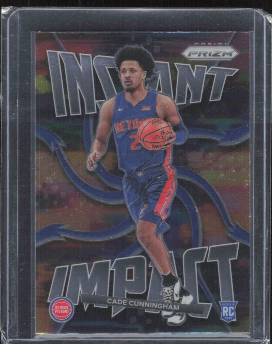 2021-22 Panini Prizm Instant Impact Cade Cunningham Detroit Pistons #1