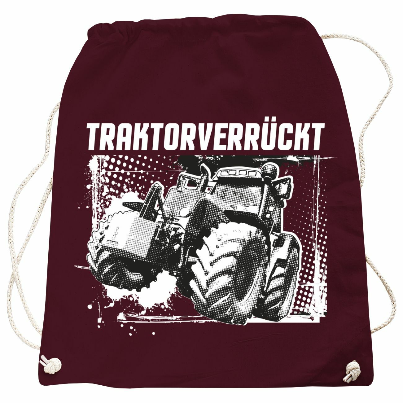 Baumwoll-Rucksack Mit Ostalgie-Motiv – Feldwegheizer 2-Takt Design, 37x46 Cm (12 Liter), In Vielen Farben