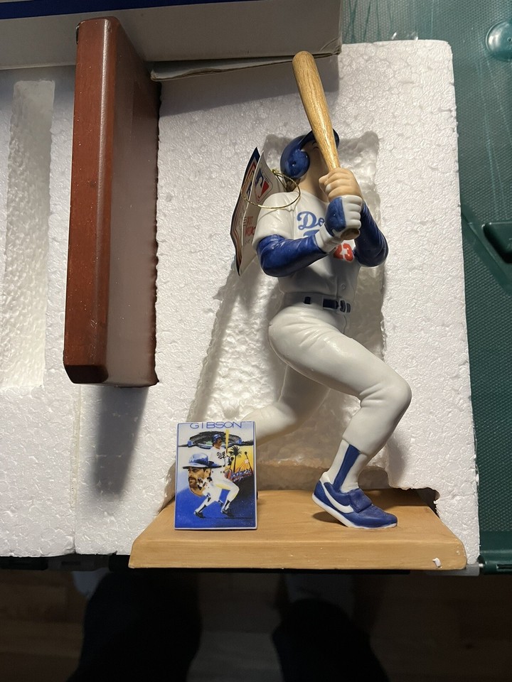 Dodgers, Tigers Sports Impressions Figurine Lot w/ Alan Trammell, Kirk