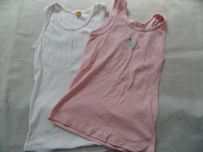 Sanetta + Steiff 2 beautiful tops undershirts size 140 top bi720