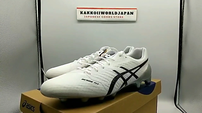 ASICS Soccer Cleats Shoes DS LIGHT ACROS 2 White/Midnight 1101A046