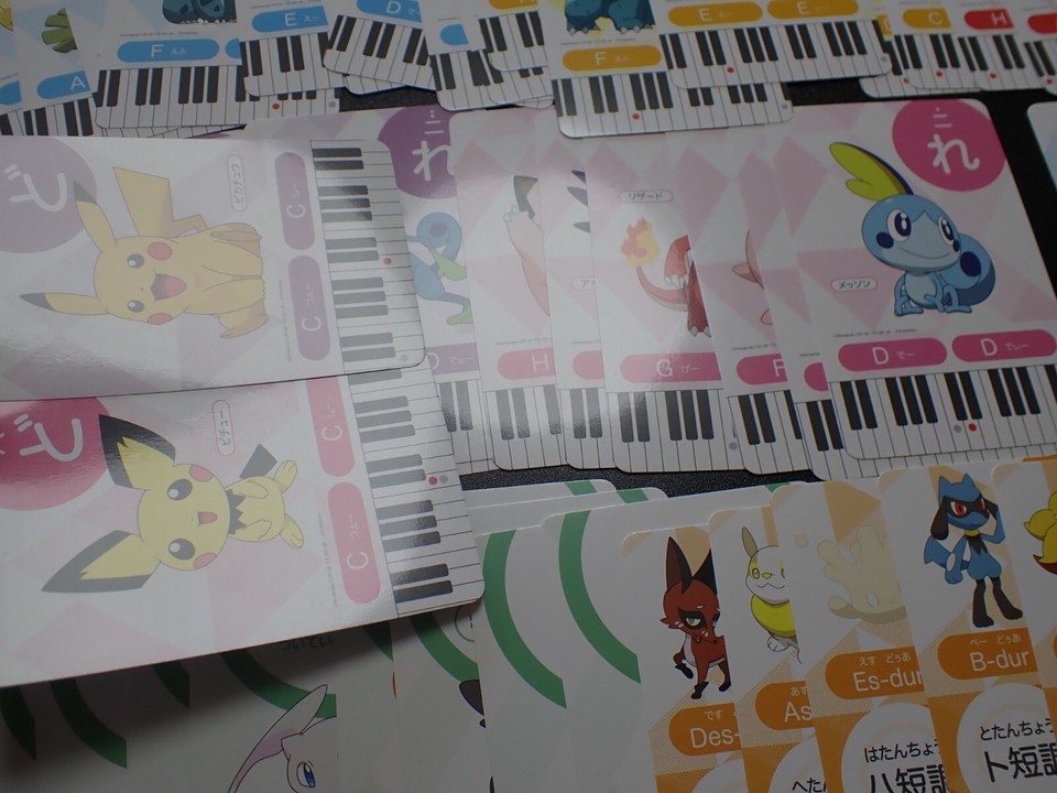 Pokemon Musical Note Card Complete x70 Charizard Blastoise Venusaur ...