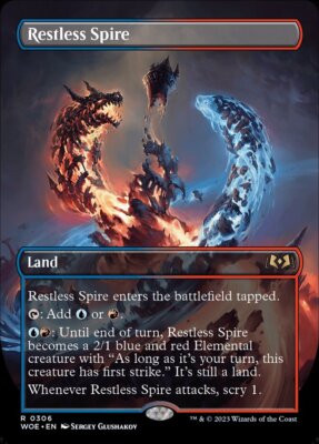 MTG Magic the Gathering Restless Spire (306/475) Wilds of Eldraine LP