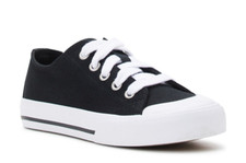 Wonder Nation Size 5 Boys Casual Lace Shoes Black