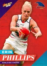 2018 Adelaide Crows AFLW Select Footy Stars Rookie Card - Erin Phillips