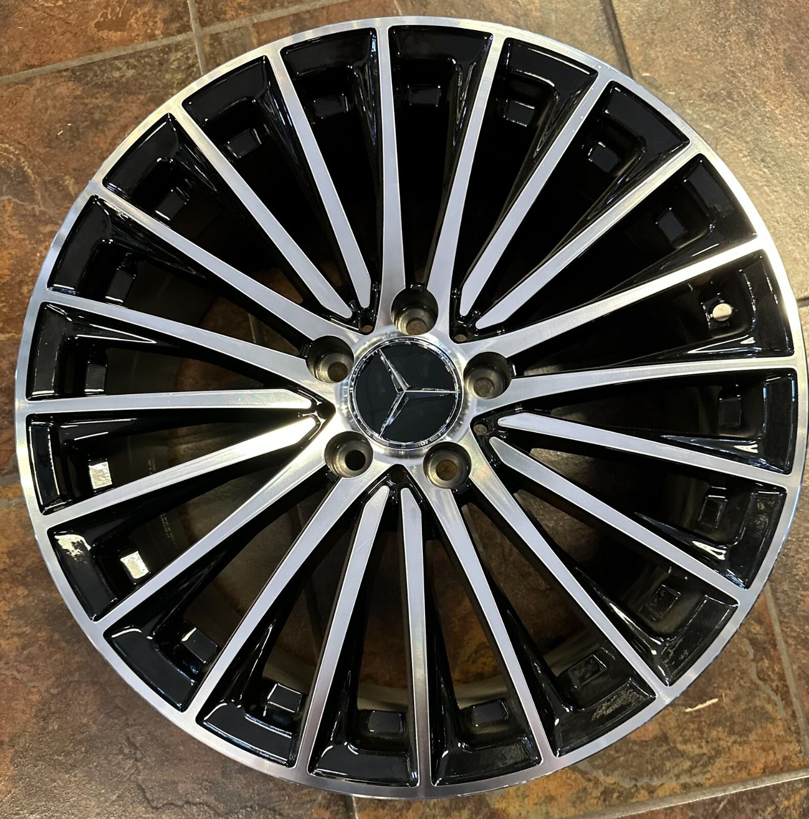18'' inch Wheels fit Mercedes S550 Bentley S63 Black Machine with Tires GLC CL63