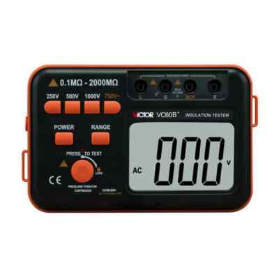 Multimeter Digital Insulation Resistance Tester Short Circuit Input Alarms