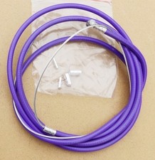FRONT OR REAR BMX / MTB BIKE CYCLE  BRAKE CABLES, + INNER ,  NOW IN 9 COLOURS !