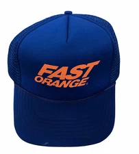 VTG Fast Orange Permatex Hand Cleaner Mesh Snapback Hat/Cap NOS Trucker