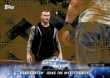 2018 Topps SmackDown Live Bronze Randy Orton joins Wyatt Family #59