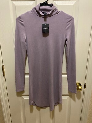 New Women's Forever 21 Knit Sweater Dress Knee Length