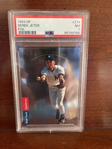 1993 SP FOIL DEREK JETER #279 ROOKIE CARD RC YANKEES NEAR MINT PSA 7 