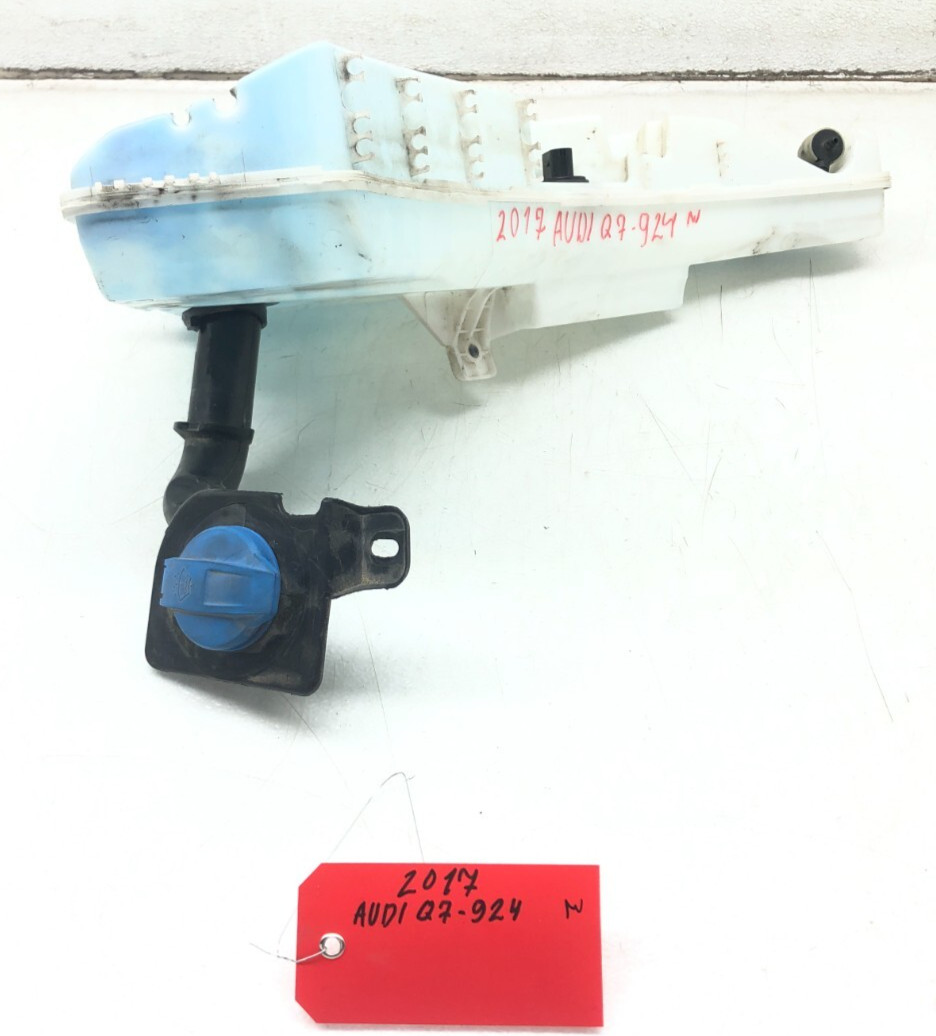 2017-2021 AUDI Q7 SQ7 WINDSHIELD WASHER FLUID TANK RESERVOIR W/ PUMP OEM
