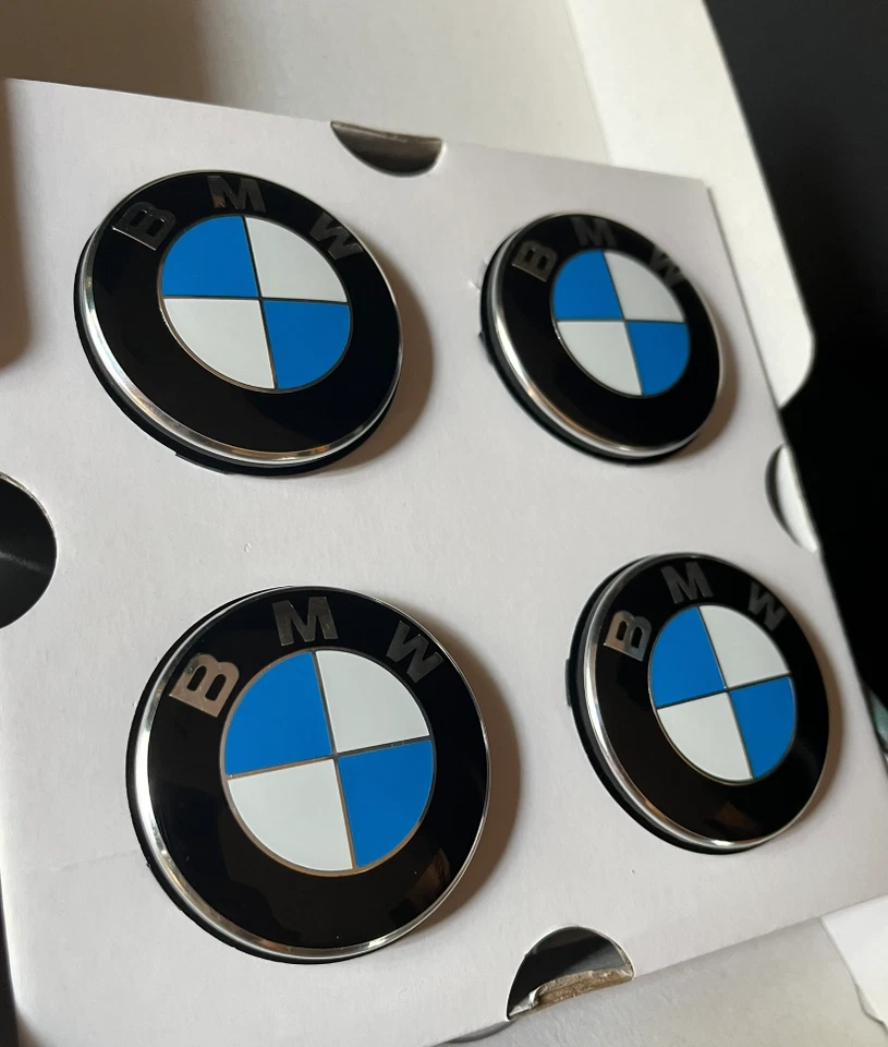 Juego de 4 tapas centrales para llantas BMW FLOTANTES 68 mm - #1 ¡Vendedor de EE. UU.! Foto 3 de 4