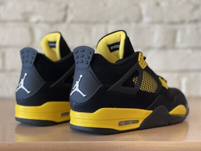 BSB　Air Jordan 4 ブラック/イエロー Size 9.5 - Jordan 4 Retro Low Thunder for sale online | eBay