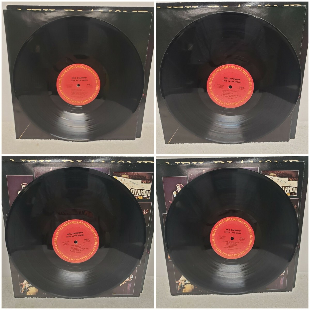 NEIL DIAMOND LOVE AT THE GREEK THEATER 1977 DBL LP W/ SWEET