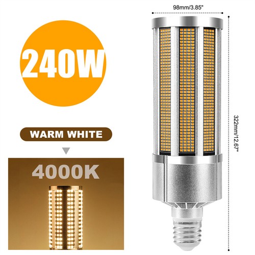 LED Corn Light High Bay Fixture Bulb Factory Industrial 150W/200W/240W E39 Bulb - Picture 14 of 14