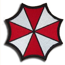 Resident Evil Embroidered Badge Patches RED Umbrella Corporation Patch