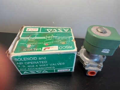 ASCO 3/4'' Solenoid Valve 8042C35 Normally Closed 120VAC NEW