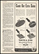 1948 North & Judd Mfg. New Britain Connecticut Spring Sheet Steel Combs Print Ad