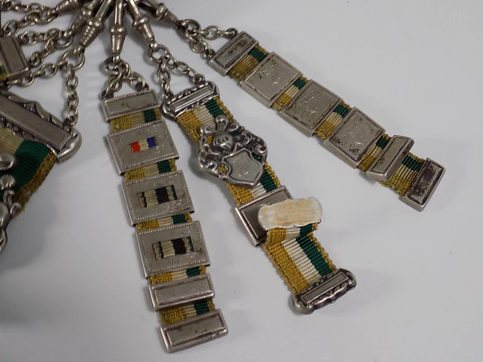 Vintage Antiker Studentika Anhänger Bierzipfel Stiftungsfest Wappen 835er Silber - Bild 3 von 4