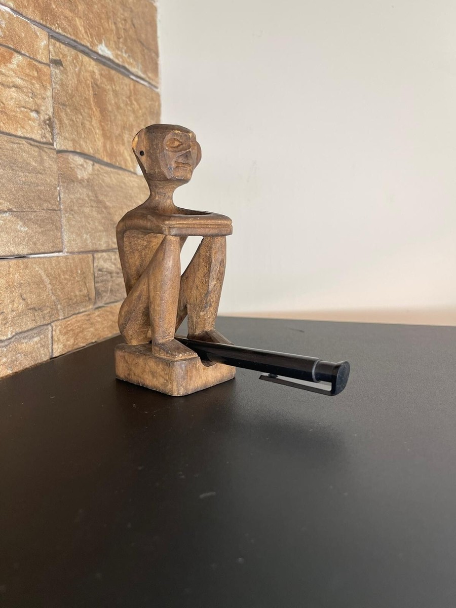 Antique wood IFUGAO Tribe BULUL Anito Ritual Figure Luzon