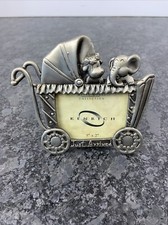Kenrich Silvetone Metal 4X5" Baby Buggy JUST ARRIVED Frame Holds 2X3 Photo