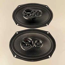 USED SKAR AUDIO RPX69 270 WATT 6-INCH X 9-INCH 3-WAY COAXIAL CAR SPEAKERS - PAIR