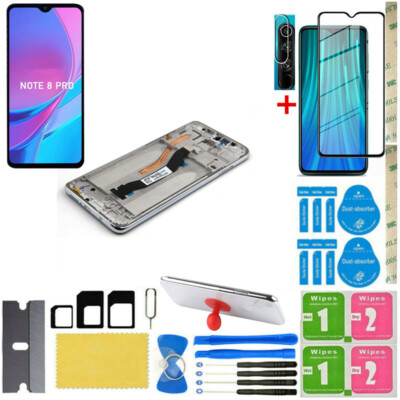 For Xiaomi Redmi Note 8 Pro M1906G7G LCD Display Touch Screen Digitizer + Frame