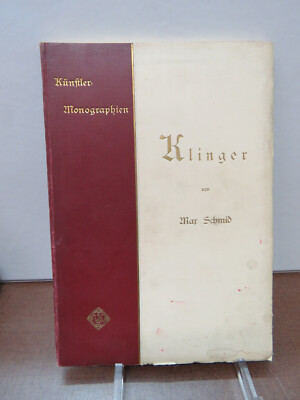 Max Klinger - Künstler-Monographien - Liebhaber-Ausgabe  von 1899