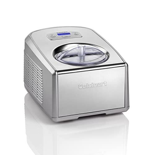 Cuisinart ICE100E Gelatiera con Compressore Integrato, Capacità 1,5 litri, auto-