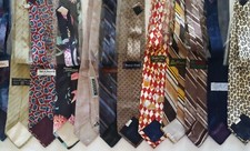NEW Bulk Men's Designer Neckties Ties Lot of TWELVE 12 Wholesale lot 5