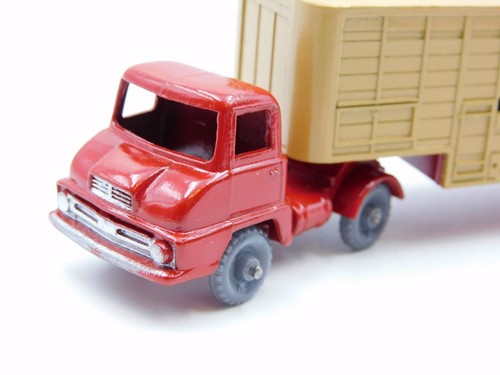Lesney Matchbox Major Pack 7 Jennings Cattle Truck Vintage Diecast with Box - Picture 9 of 12