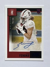 Simi Fehoko 2021 Panini Chronicles Score Draft Picks Auto Stanford Cardinal