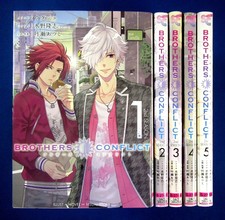 Brothers Conflict 2nd Season 1 5 Novel Complete Set Atsuko Kanase Japanese Book For Sale Online