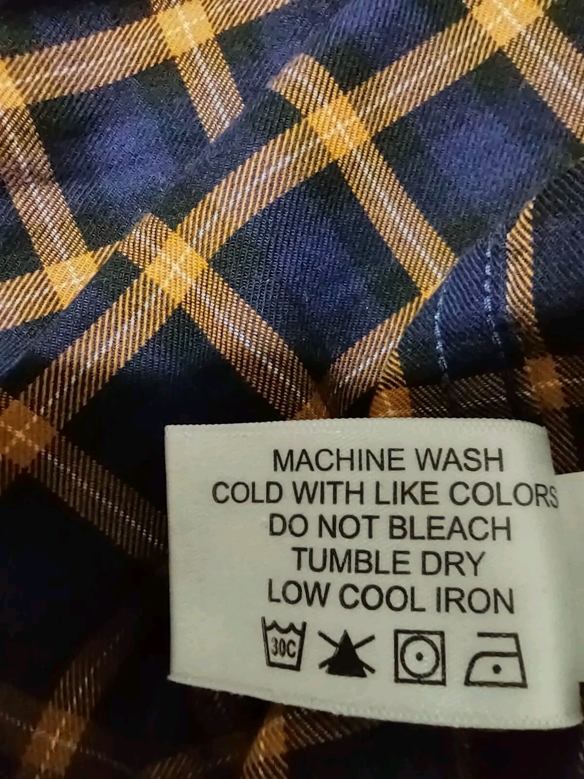 ORVIS Dress Shirt Men's Medium Country Plaid Long… - image 14