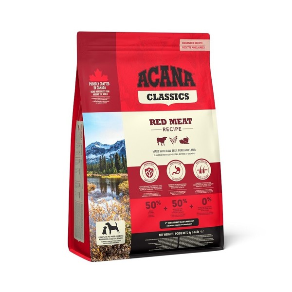 Acana Classic Red Meat Trockenfutter Mit Rind Und Lamm Alle Rassen 2 Kg-image