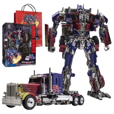 30CM Transformation Roboter Spielzeug Optimus Prime Star Commander Legierung Auto Film Anim