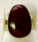 HSN Jay King Sterling Silver Shaanxi Spice Agate Ring Size 7 — photo 2