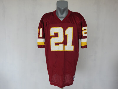 Washington Retro Jersey #21 Allen Champion Red Shirt Size 48 NFL