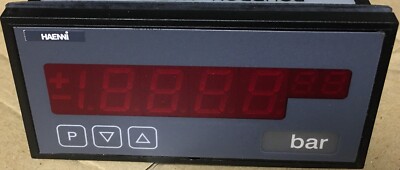 1 measuring instrument electronic pressure gauge for control cabinet installation Haenni ZED 545