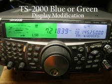 Kenwood TS-2000 Mod/kit Instructions Blue Green led Light change (NOT A RADIO)