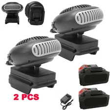 170w Lithium Battery-Powered Mini Space Heater Fan With Battery Rechargeable