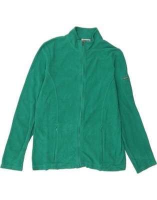 L.L.BEAN Damen Fleecejacke UK 10 Small grün Polyester BD02