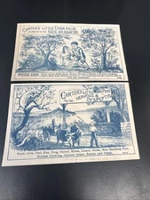 2-F. M. Wilson Trade Card-Druggist-Carters Liver Pills-Willimantic, CT.  S256