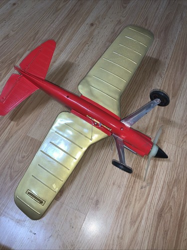 A.C. GILBERT AMERICAN FLYER SKYFLASH GAS AIRPLANE TETHER CONTROL LINE TOY - Picture 6 of 12